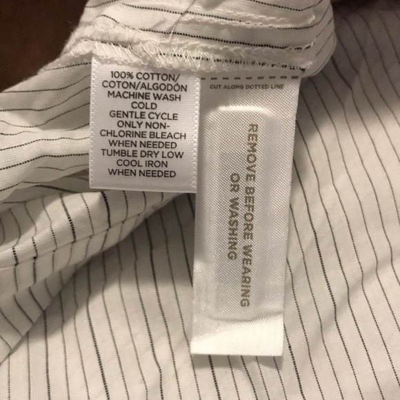 LOFT Pinstripe Bell Sleeve Top - Picture 5 of 5